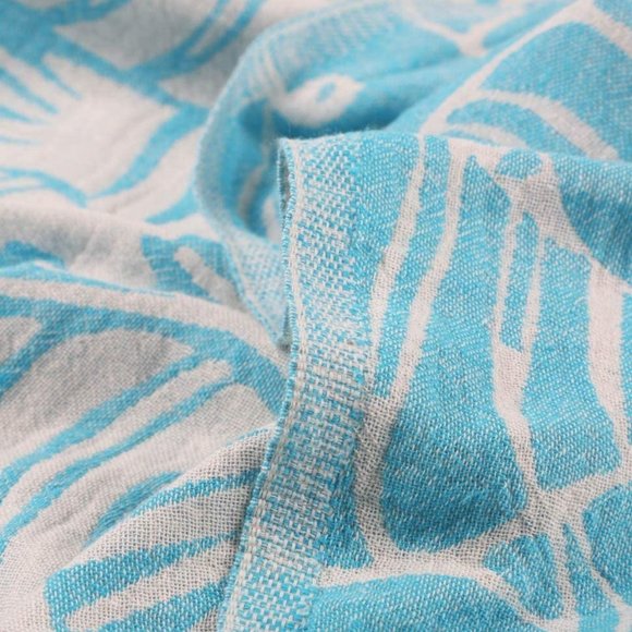 Sand Free La Jolla Cove Blue Turkish Towels - 100% Cotton  Citizens of the Beach - Picture 3 of 4